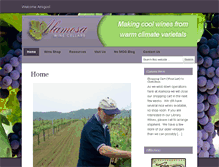 Tablet Screenshot of alamosawinecellars.com